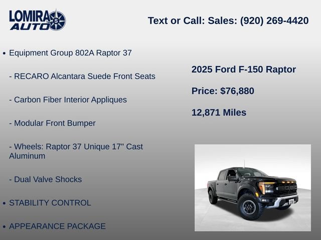 Used 2025 Ford F150 Raptor AWD/4WD image 8