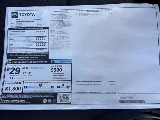 New 2025 Toyota RAV4 XLE image 24