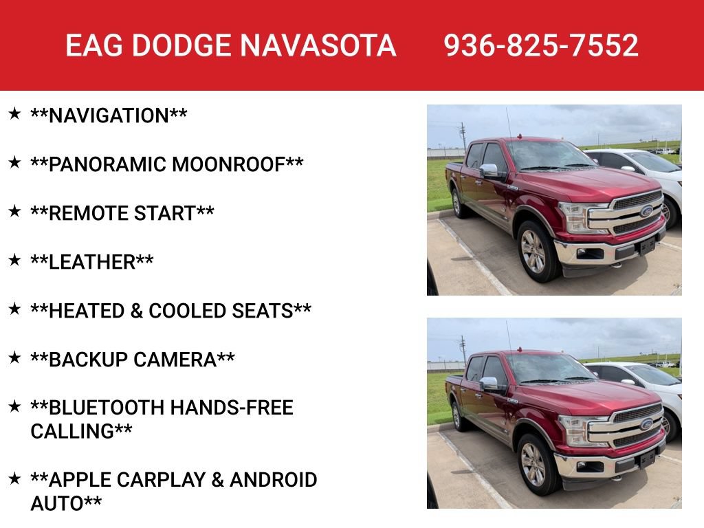 Used 2018 Ford F150 King Ranch w/ Equipment Group 601A Luxury AWD/4WD image 4