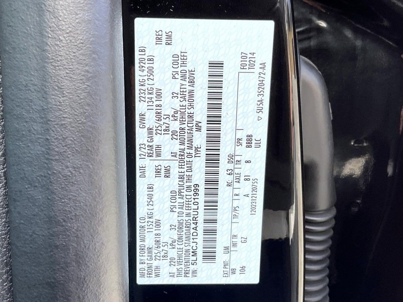 Certified 2024 Lincoln Corsair AWD w/ Equipment Group 101A image 26