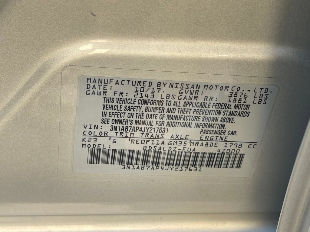 Used 2018 Nissan Sentra SV FWD image 34