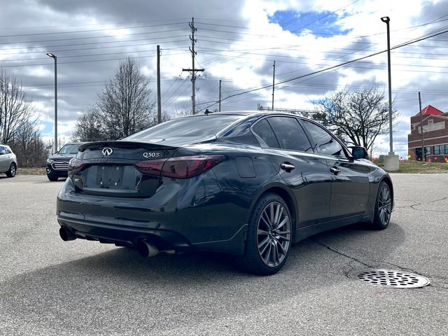 Used 2021 INFINITI Q50 Red Sport 400 w/ Proactive Package image 4