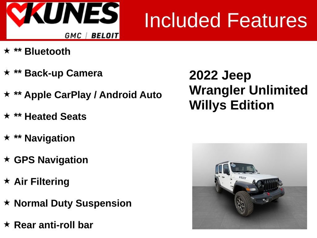 Used 2022 Jeep Wrangler Unlimited Sport AWD/4WD video 2