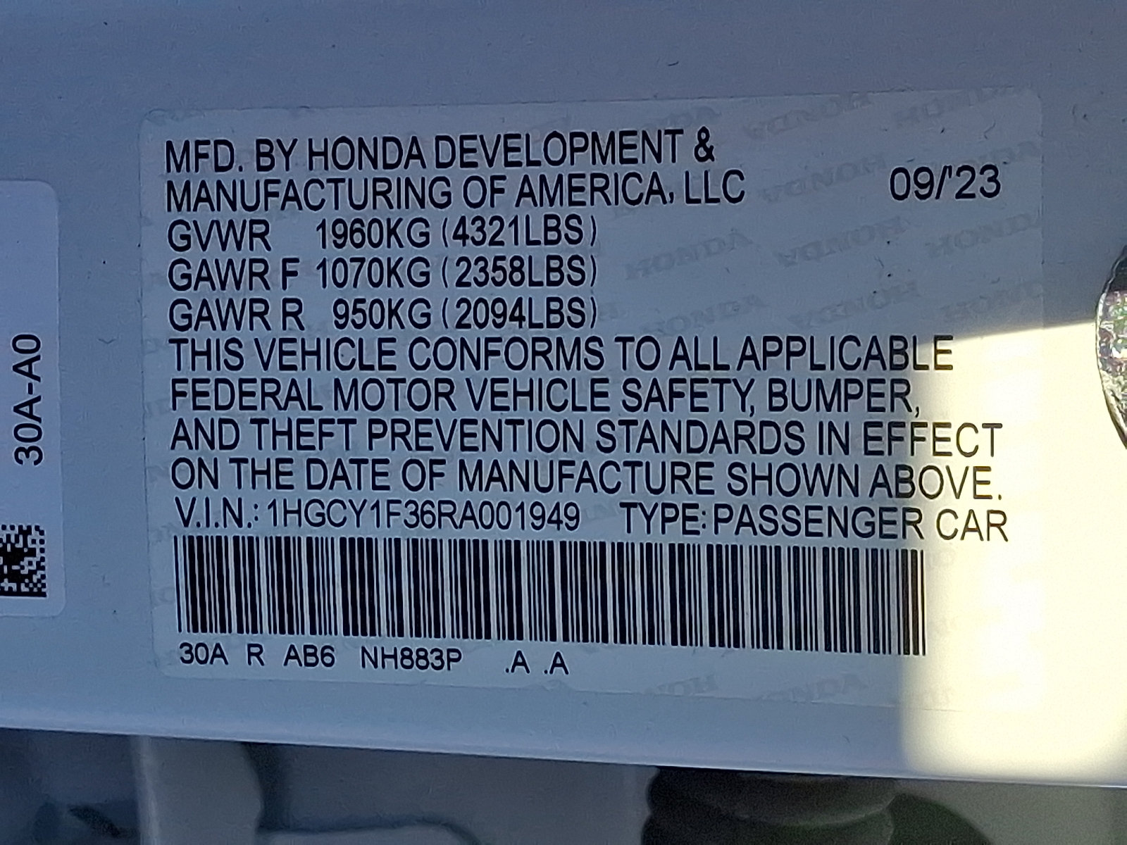 Used 2024 Honda Accord EX image 28