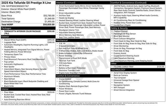 New 2025 Kia Telluride SX Prestige X-Line image 7