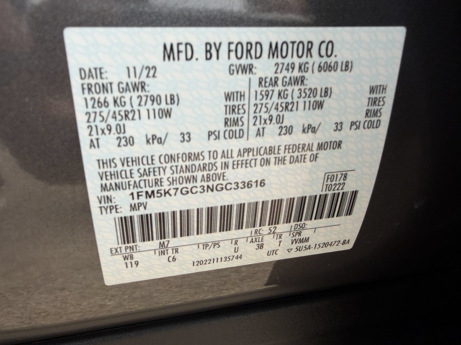 Used 2022 Ford Explorer ST w/ Equipment Group 401A RWD image 22