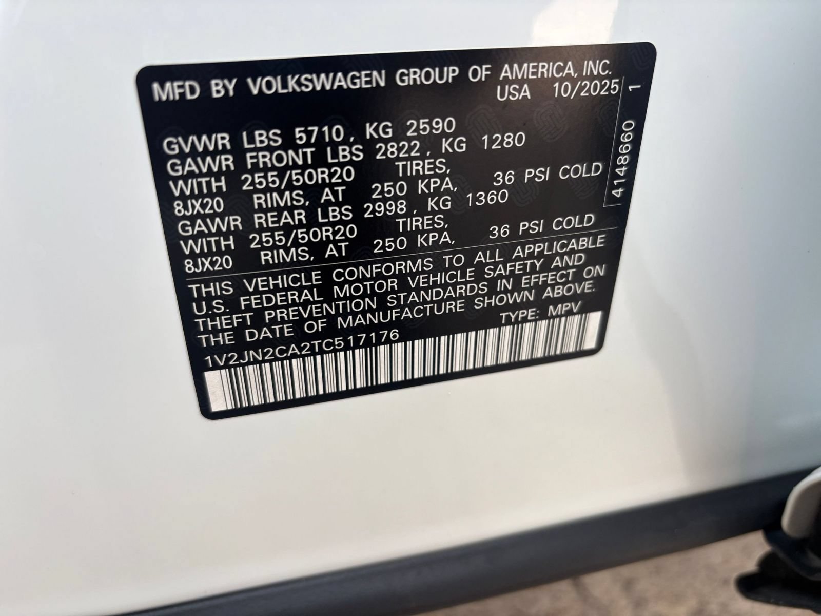Used 2026 Volkswagen Atlas SE FWD image 29