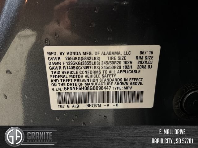 Used 2016 Honda Pilot Elite image 31