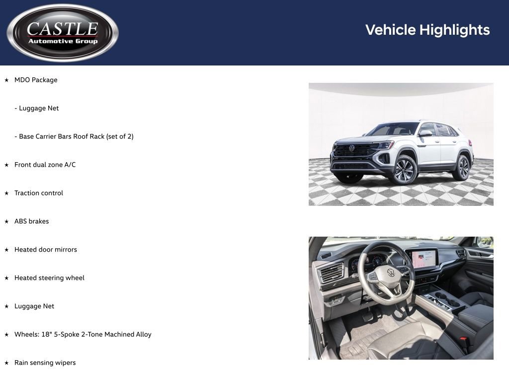 New 2026 Volkswagen Atlas Cross Sport SE AWD/4WD image 3