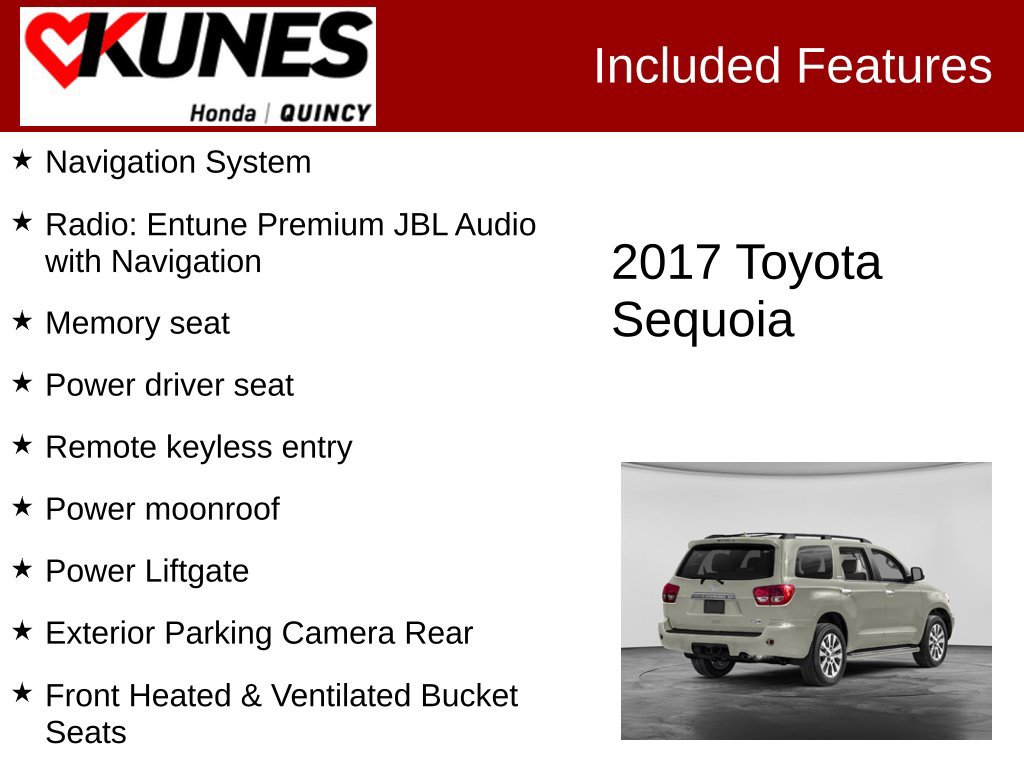 Used 2017 Toyota Sequoia Platinum AWD/4WD image 2