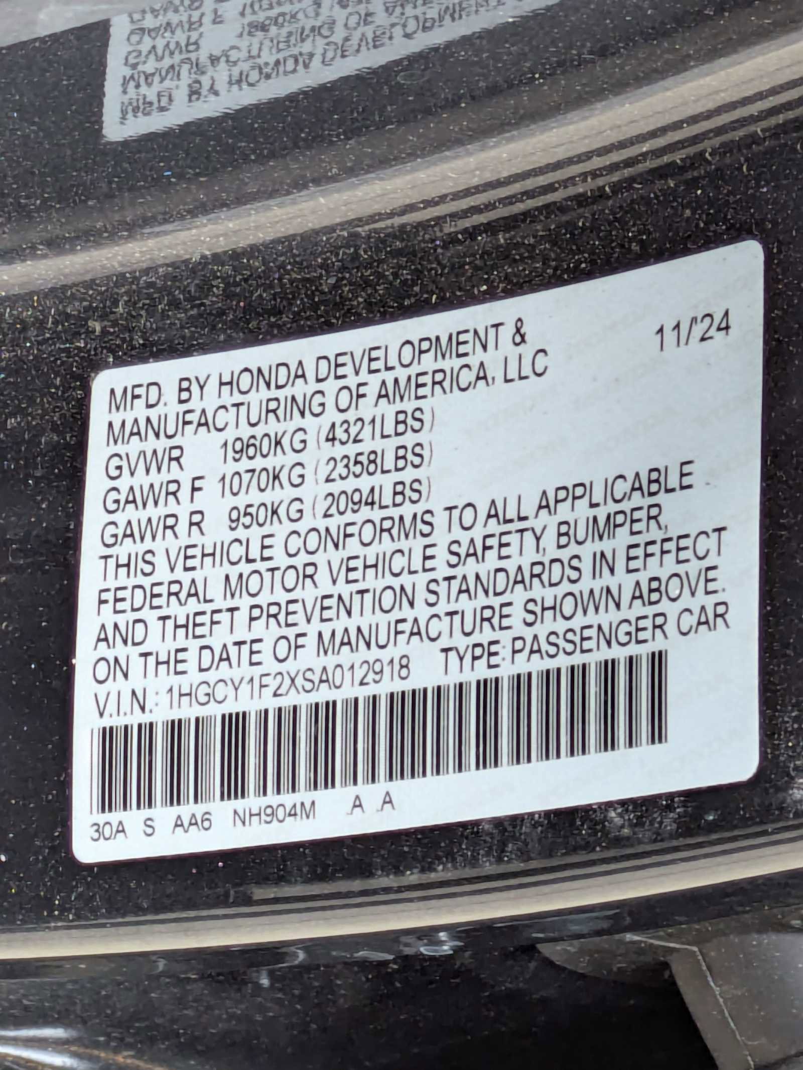 Certified 2025 Honda Accord LX image 31