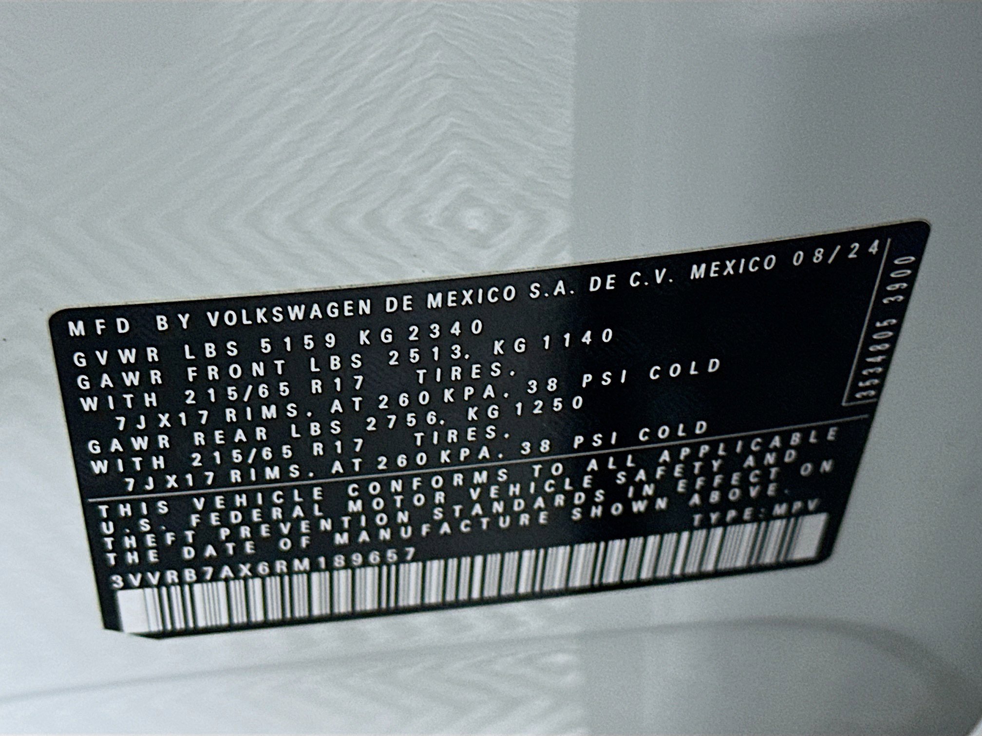 Used 2024 Volkswagen Tiguan S image 12