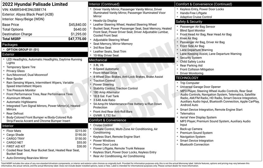 Used 2022 Hyundai Palisade Limited FWD image 42