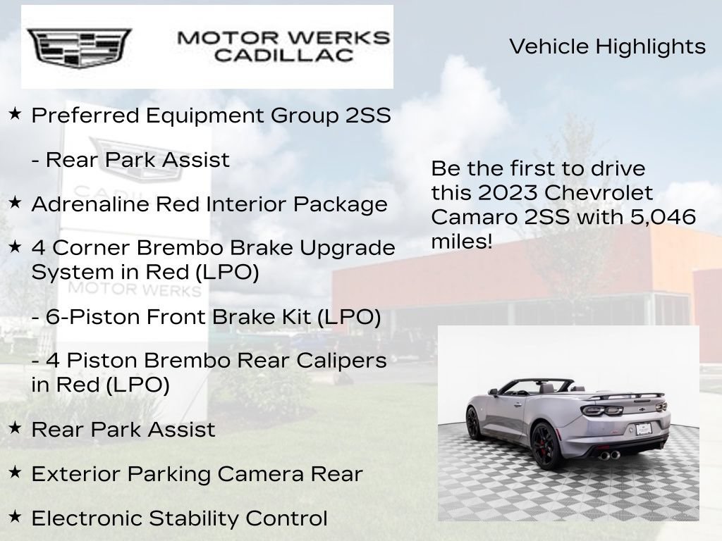 Used 2023 Chevrolet Camaro SS RWD image 13