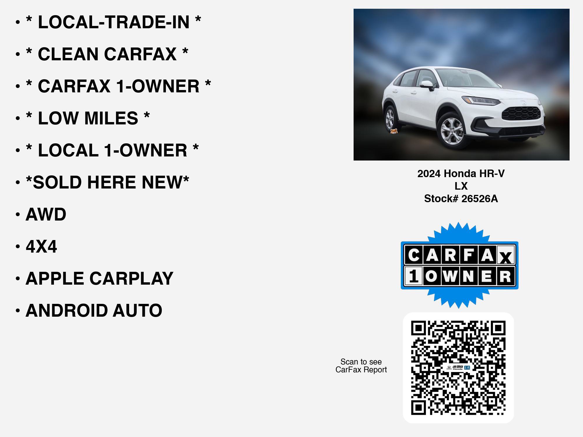 Certified 2024 Honda HR-V LX image 7