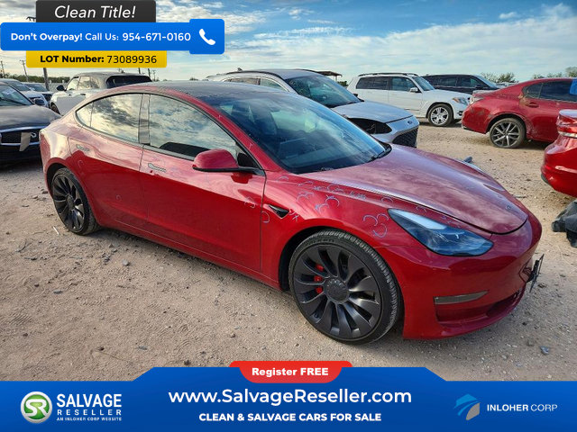 Used 2021 Tesla Model 3 Performance AWD/4WD image 5