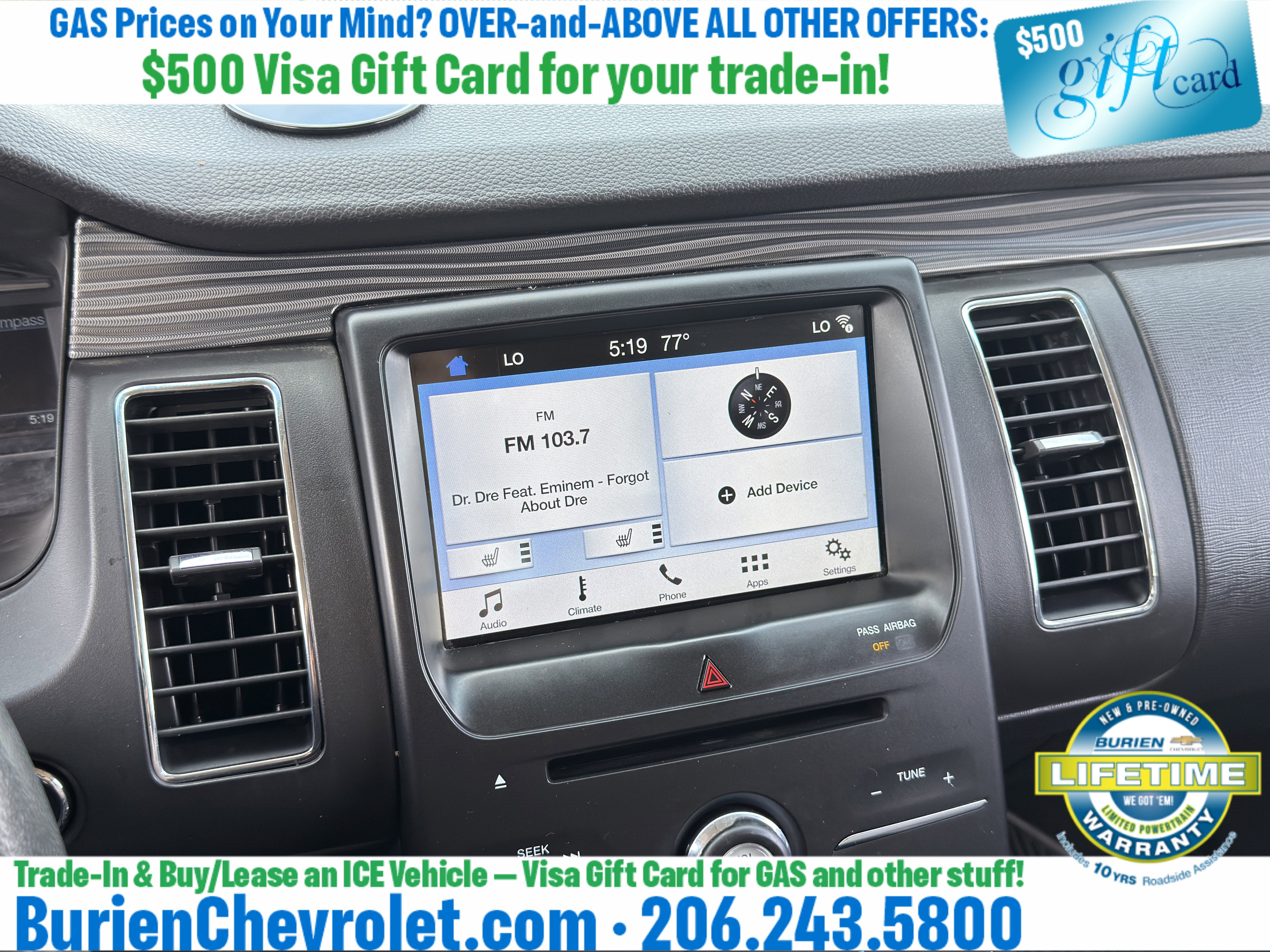Used 2019 Ford Flex SEL w/ Equipment Group 202A AWD/4WD image 16