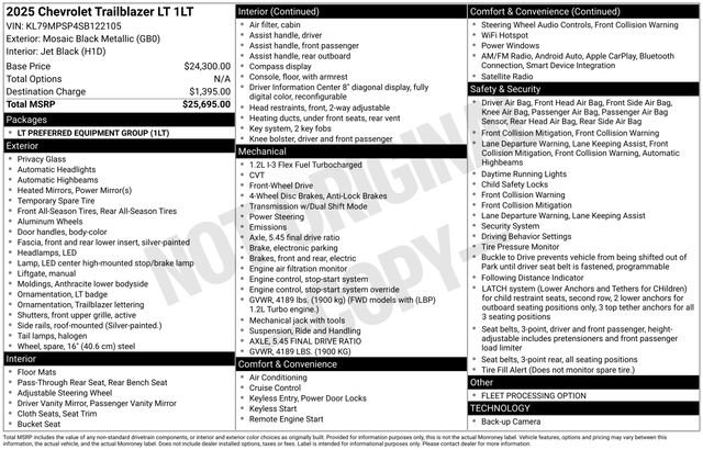 Certified 2025 Chevrolet TrailBlazer LT image 6