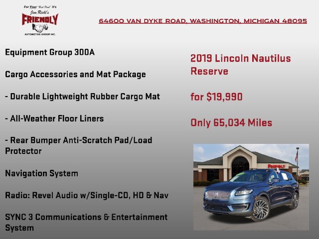 Used 2019 Lincoln Nautilus Reserve AWD/4WD image 5