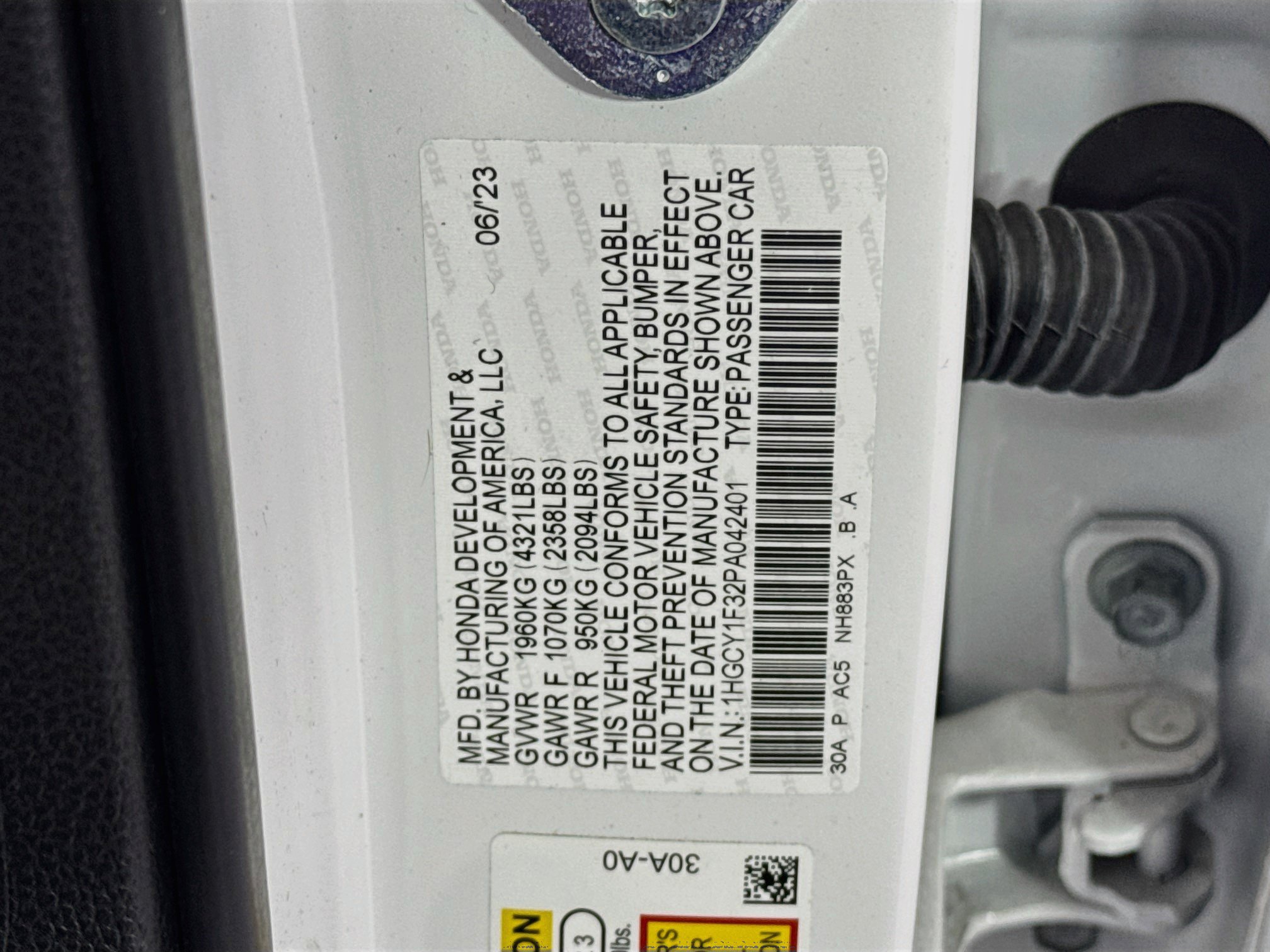 Certified 2023 Honda Accord EX image 31