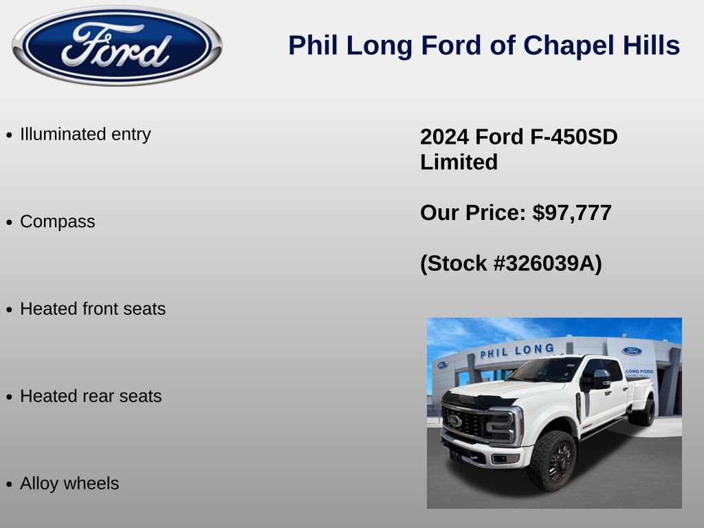 Used 2024 Ford F450 Limited w/ FX4 Off-Road Package AWD/4WD image 16