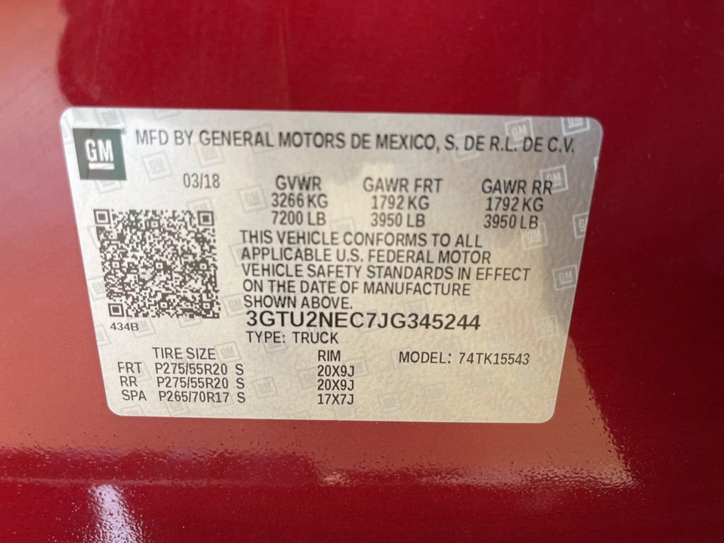 Used 2018 GMC Sierra 1500 SLT AWD/4WD image 24