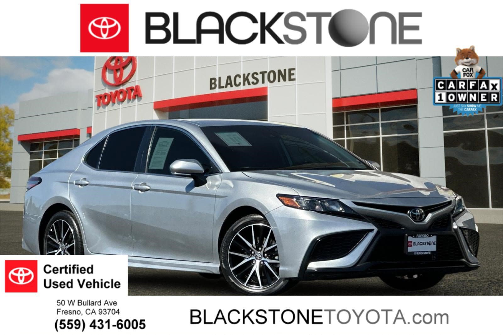 Certified 2024 Toyota Camry SE FWD image 1