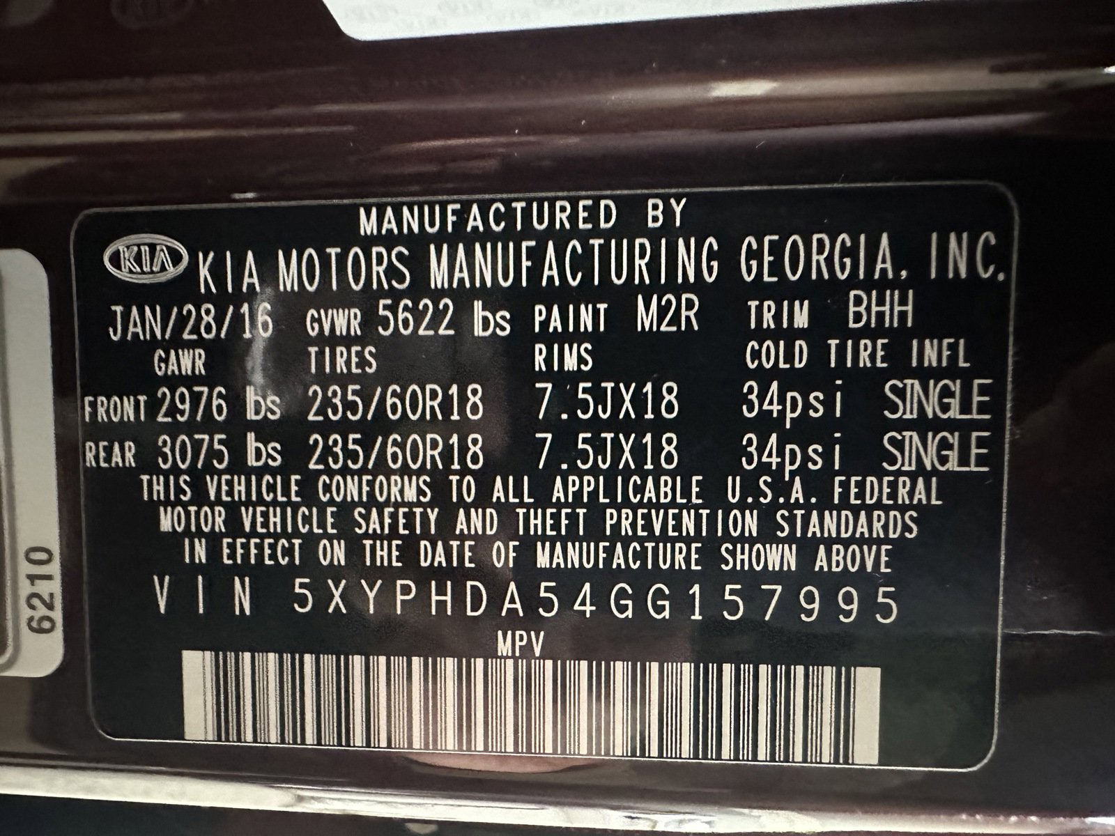 Used 2016 Kia Sorento EX w/ EX Premium Package image 18