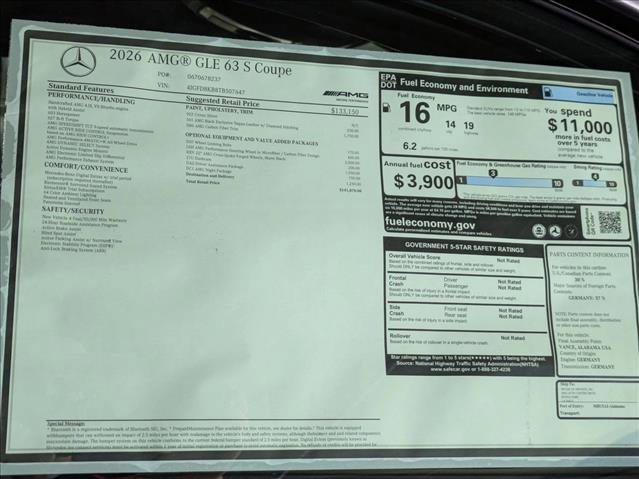 New 2026 Mercedes-Benz GLE 63 AMG S image 21