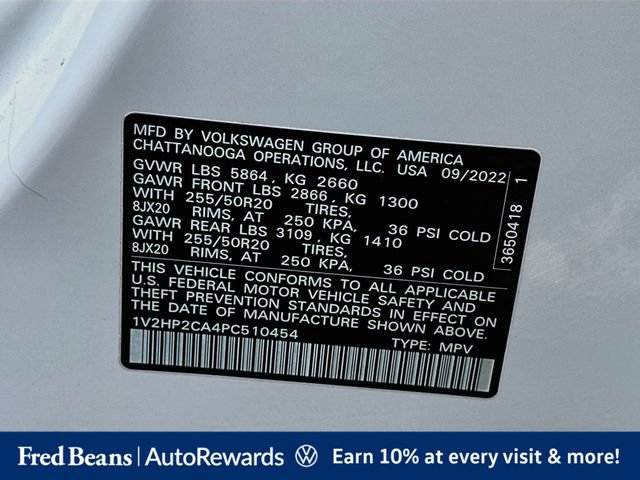 Used 2023 Volkswagen Atlas SE AWD/4WD image 37