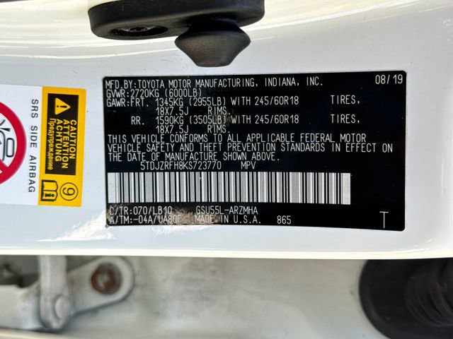 Used 2019 Toyota Highlander XLE AWD/4WD image 24
