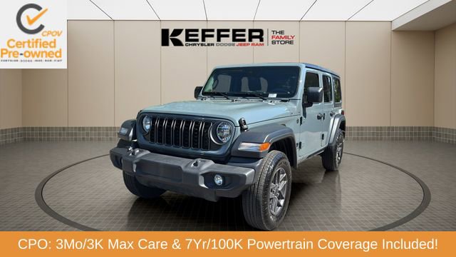 Certified 2024 Jeep Wrangler Unlimited Sport AWD/4WD image 1