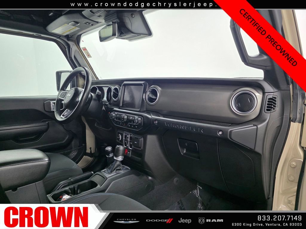 Certified 2022 Jeep Wrangler Unlimited Rubicon 4xe w/ Safety Group image 14