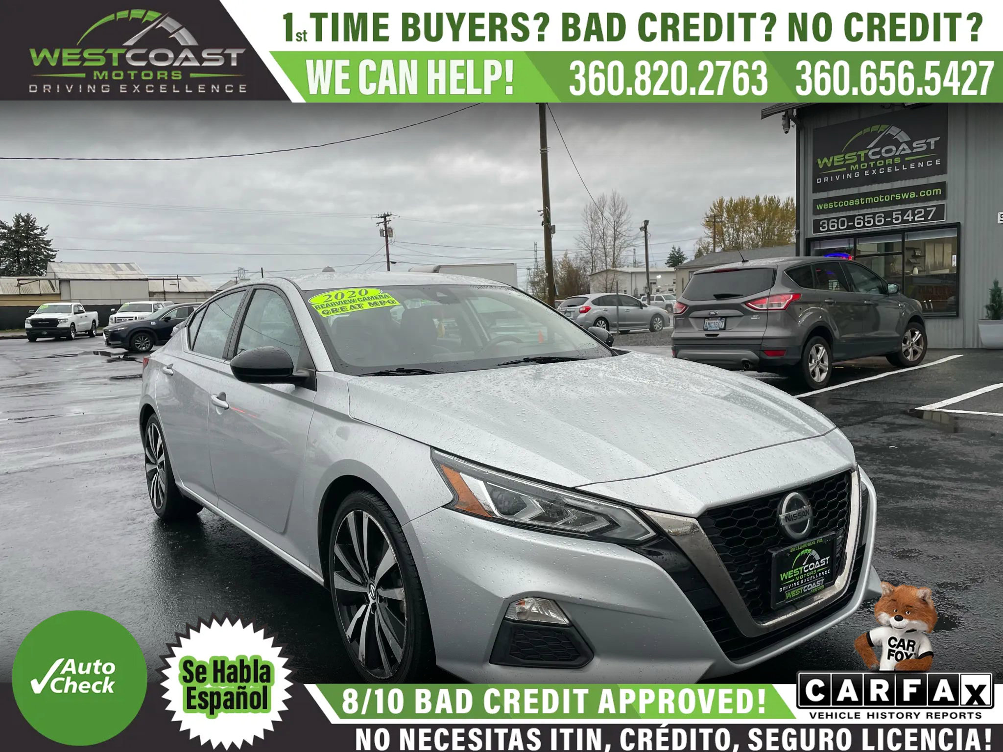 Used 2020 Nissan Altima 2.5 SR