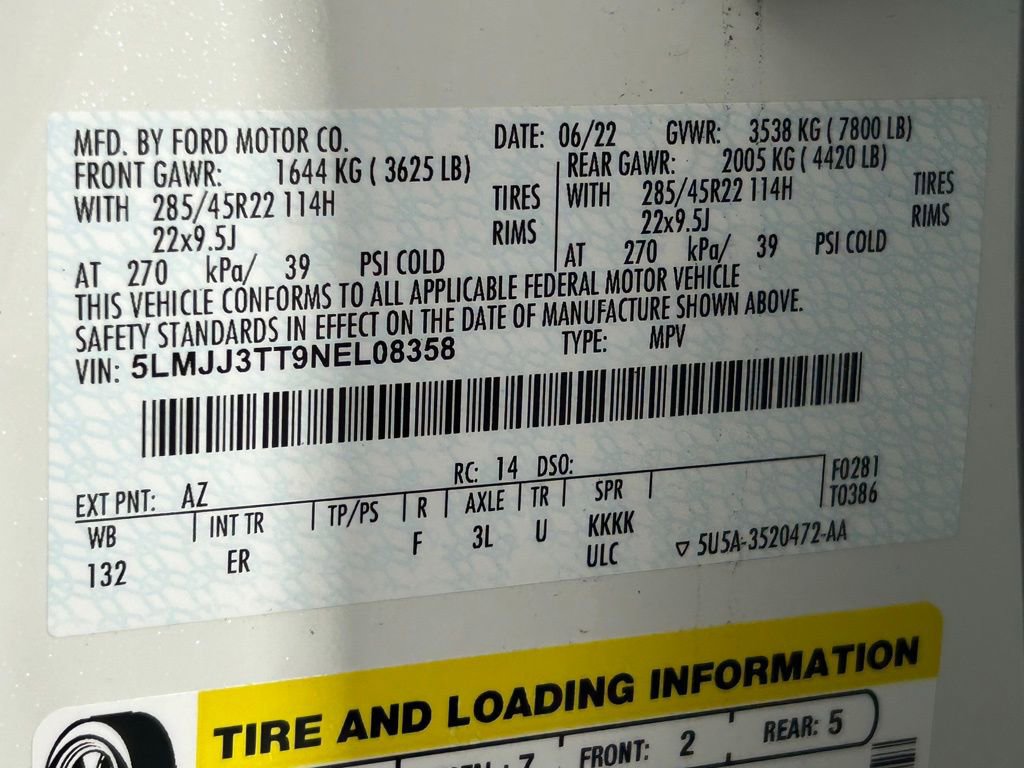 Used 2022 Lincoln Navigator L Black Label AWD/4WD image 45