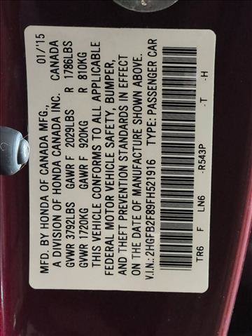 Used 2015 Honda Civic EX image 24
