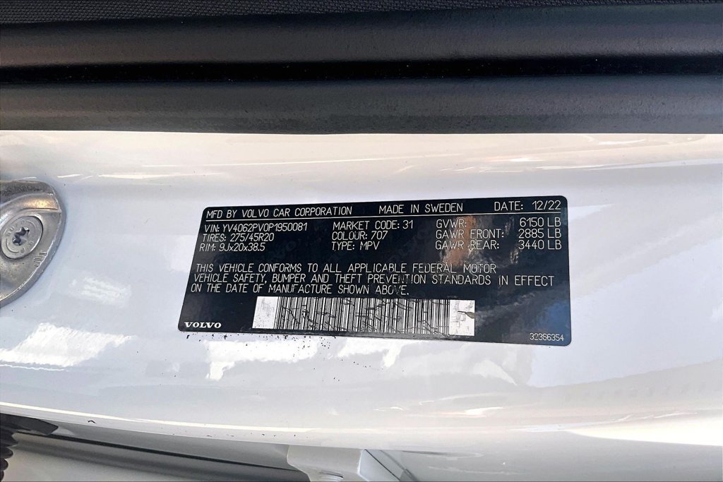 Certified 2023 Volvo XC90 B6 Core w/ Protection Package Premier AWD/4WD image 47