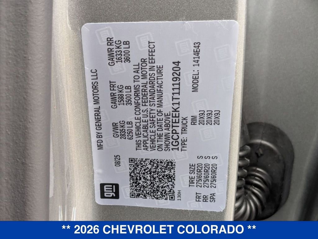 New 2026 Chevrolet Colorado Trail Boss image 37