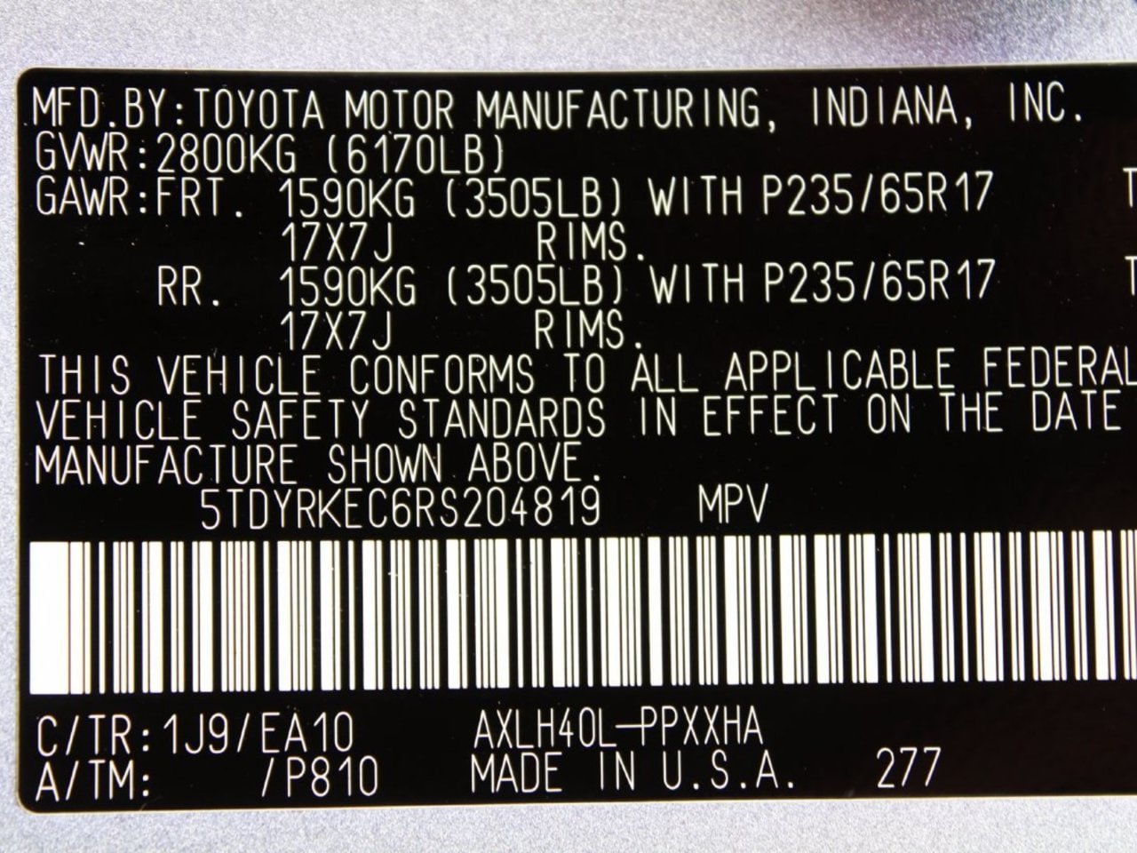 Used 2024 Toyota Sienna XLE FWD image 30