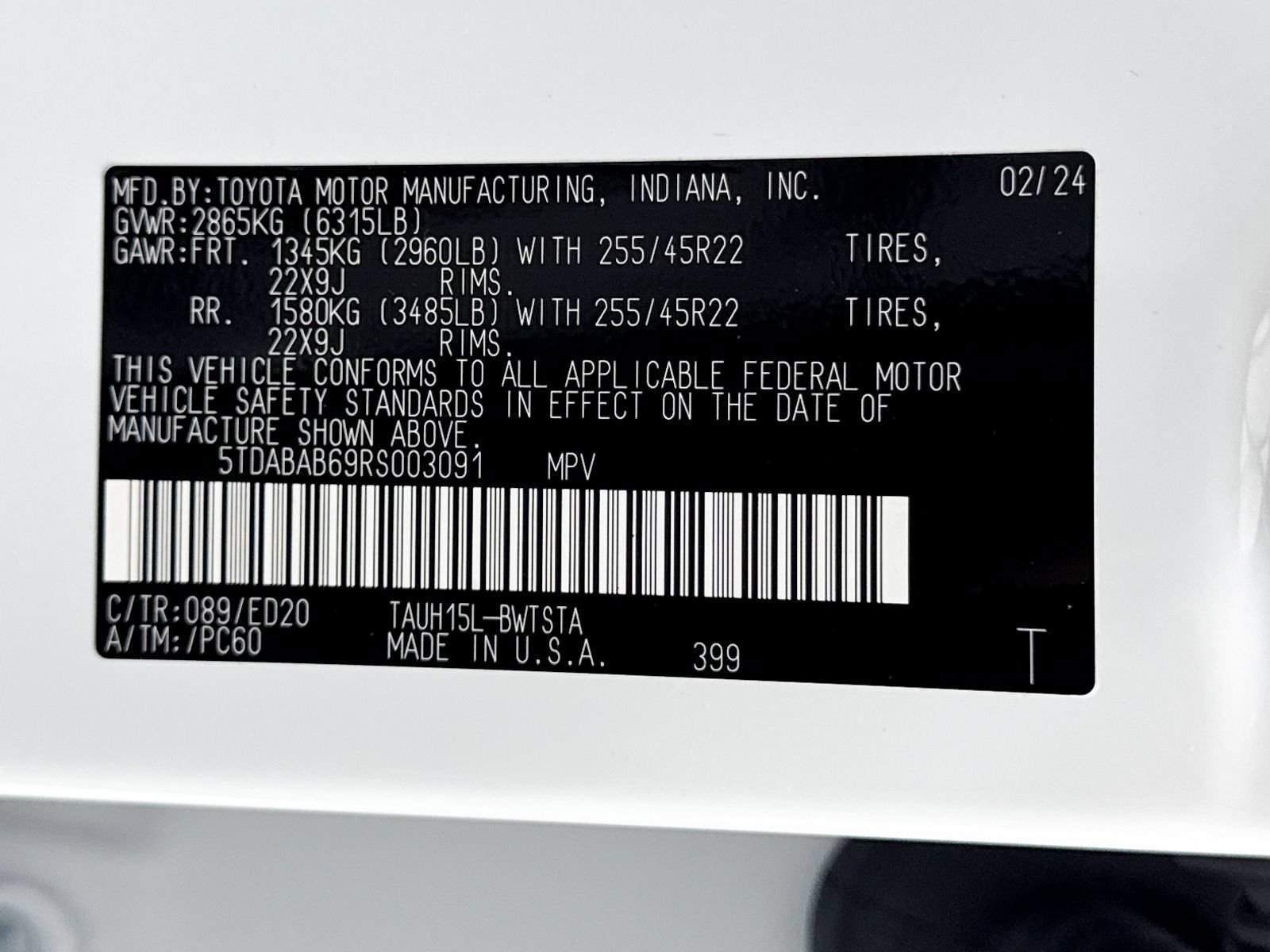 Used 2024 Lexus TX 500h AWD w/ Technology Package image 39
