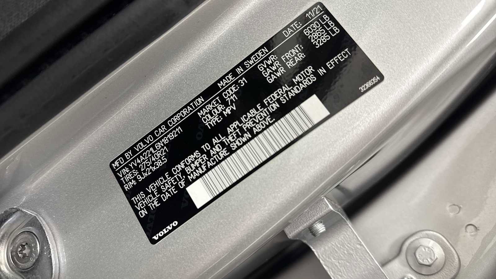 Used 2022 Volvo XC90 T6 Inscription w/ Advanced Package image 11