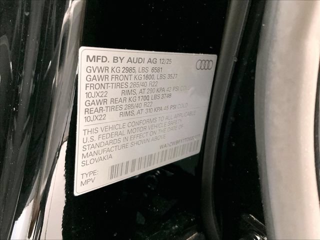 New 2026 Audi SQ8 Prestige AWD/4WD image 9