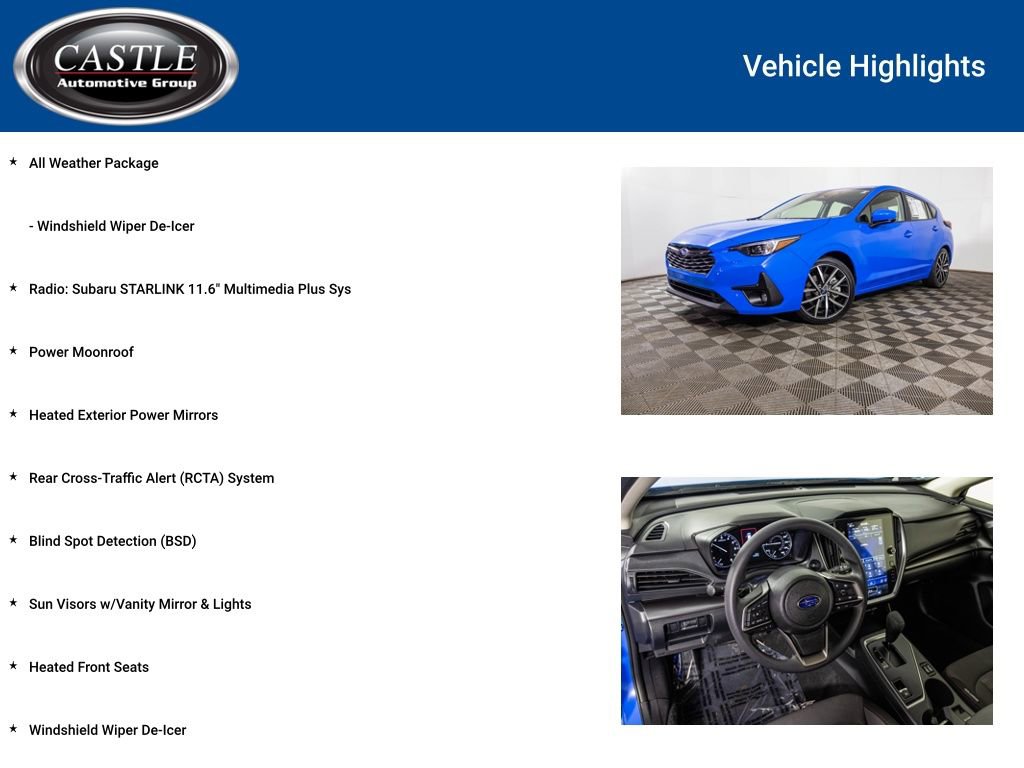 Used 2024 Subaru Impreza 2.0i Sport AWD/4WD image 8