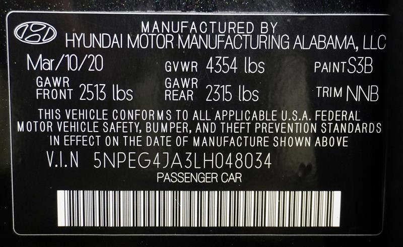 Used 2020 Hyundai Sonata SE FWD image 38
