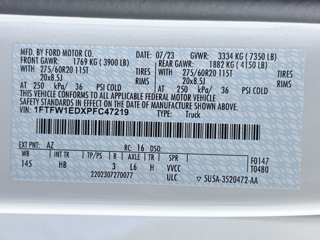 Used 2023 Ford F150 Lariat AWD/4WD image 33