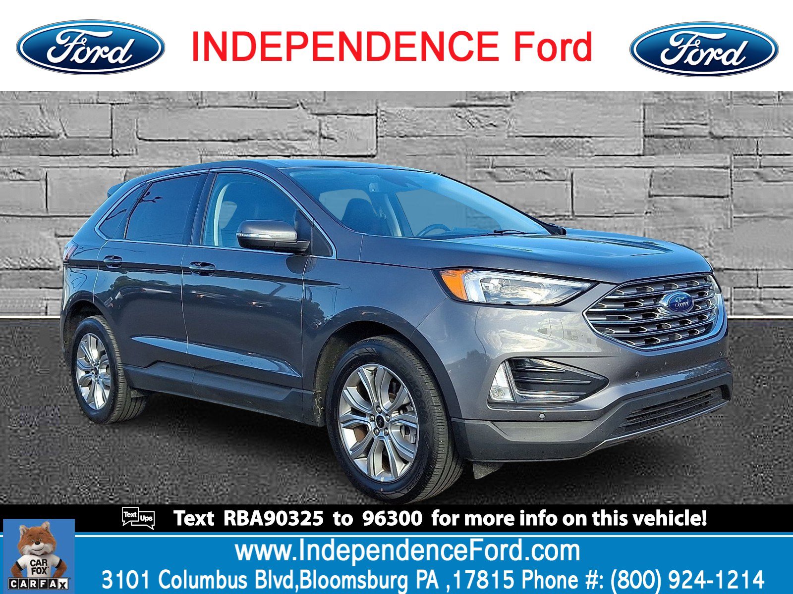 Certified 2024 Ford Edge Titanium