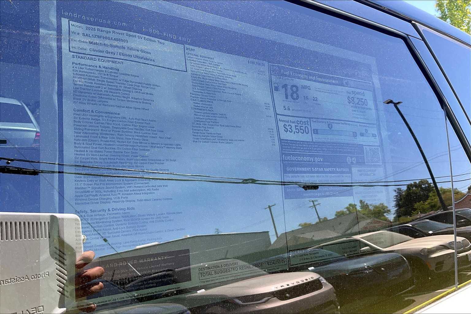 New 2025 Land Rover Range Rover Sport SV Edition Two image 37