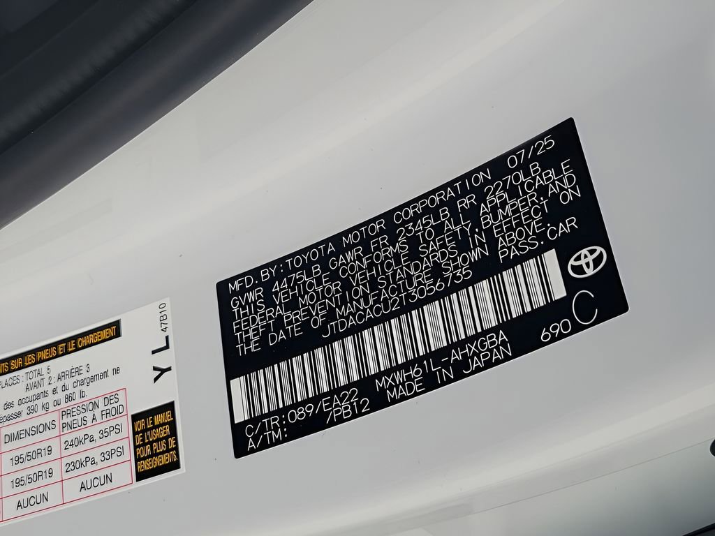 New 2026 Toyota Prius Plug-In Hybrid FWD image 49