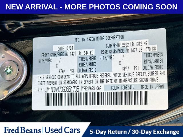 Used 2025 MAZDA MX-5 Miata RF Grand Touring RWD image 36