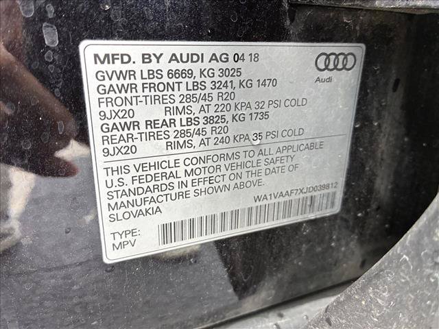 Used 2018 Audi Q7 3.0T Prestige w/ Prestige Package AWD/4WD image 15